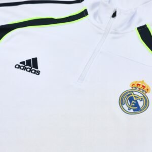 Real Madrid Authentic Training Kit (Sweatshirt+Pants) White 2025/26 - Player Version