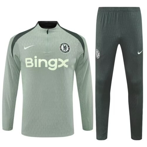 Chelsea Authentic Training Kit (Sweatshirt+Pants) Light Green 2025/26 - Player Version