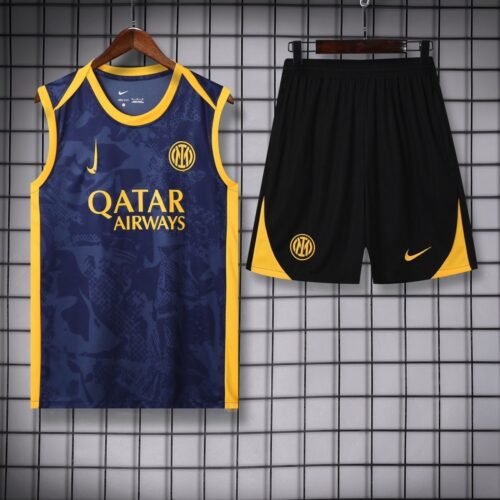 Inter Milan Sleeveless Training Kit Navy 2025/26