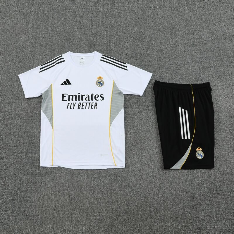 Real Madrid Training Jersey Kit White 2025/26