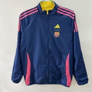 Barcelona Reversible Double-Sides Windbreaker Jacket Yellow&Blue 2025/26
