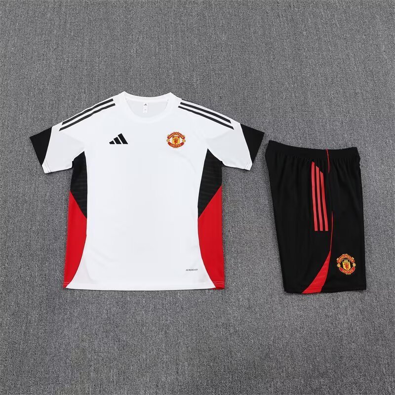 Manchester United Training Jersey Kit White 2025/26