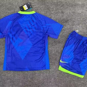 Brazil Away Soccer Uniform Kids Kit Jersey+Shorts 2025