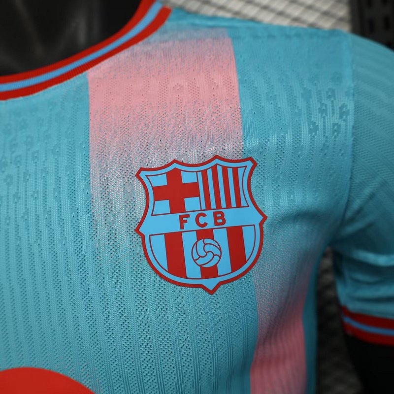 Authentic Soccer Jersey Barcelona Blue Special Edition Shirt 2025/26