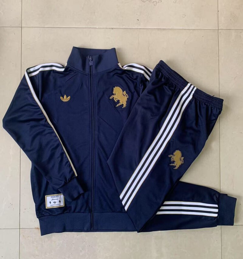 Kids Juventus Training Kit (Jacket+Pants) Cyan 2025/26