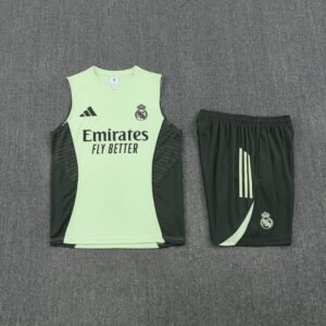 Real Madrid Sleeveless Training Kit Green 2025/26