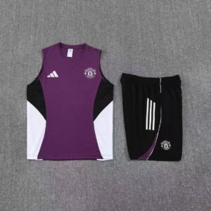 Manchester United Sleeveless Training Kit Purple 2025/26
