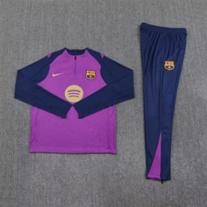 Barcelona Authentic Training Kit (Sweatshirt+Pants) Purple 2025/26 - Player Version