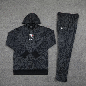 Club America Hoodie Training Kit (Sweatshirt+Pants) Black 2025/26