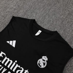 Real Madrid Sleeveless Training Kit Black 2025/26