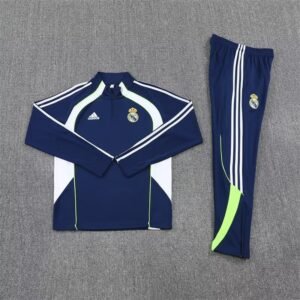 Real Madrid Retro Training Kit (Sweatshirt+Pants) Royalblue 2025/26