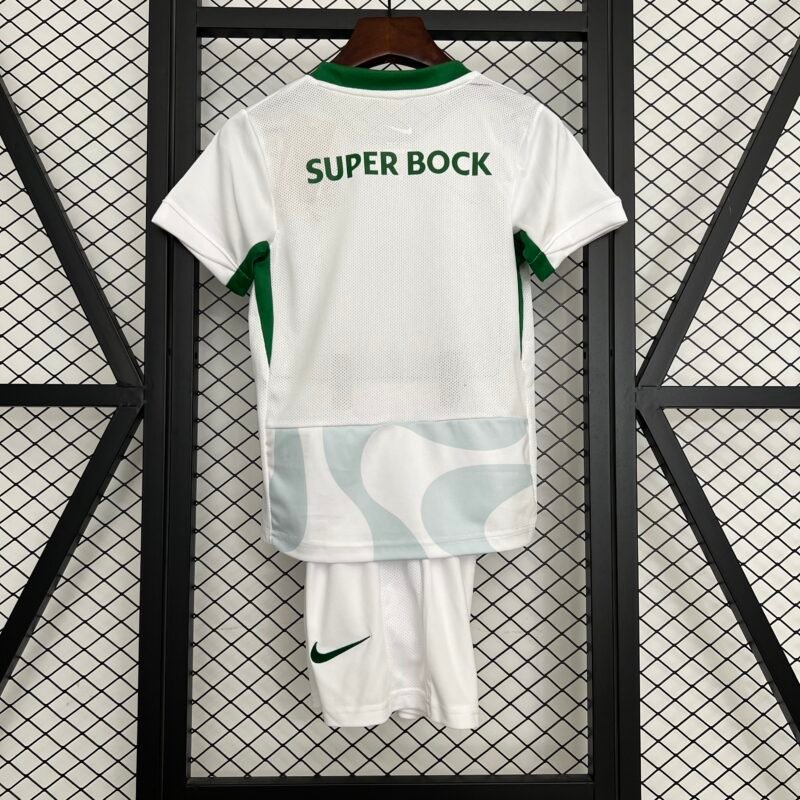 Sporting CP Soccer Jersey Fourth Away Kids Kit Jersey+Shorts 2025/26