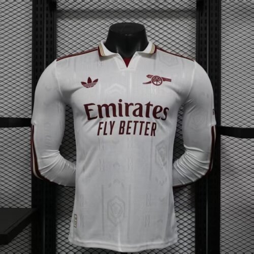 Arsenal Authentic Soccer Jersey Third Away Long Sleeve Shirt 2025/26