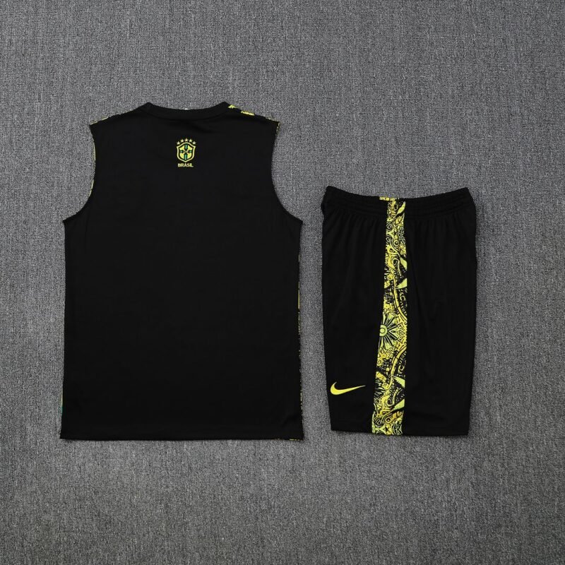 Brazil Sleeveless Training Kit Yellow 2025