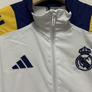 Real Madrid Windbreaker Jacket White 2025-26