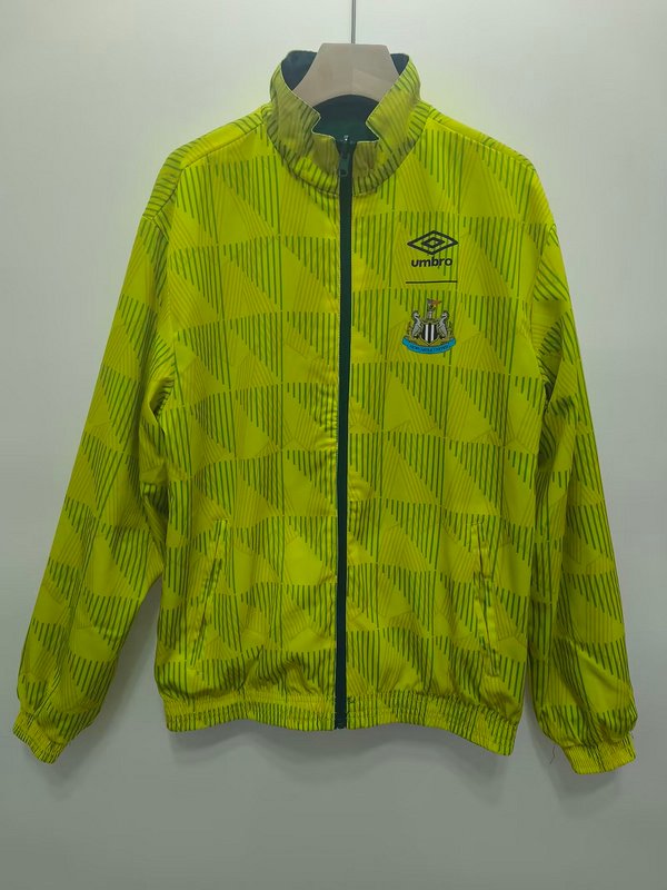 Newcastle United Retro Reversible Double-Sides Windbreaker Jacket 1991