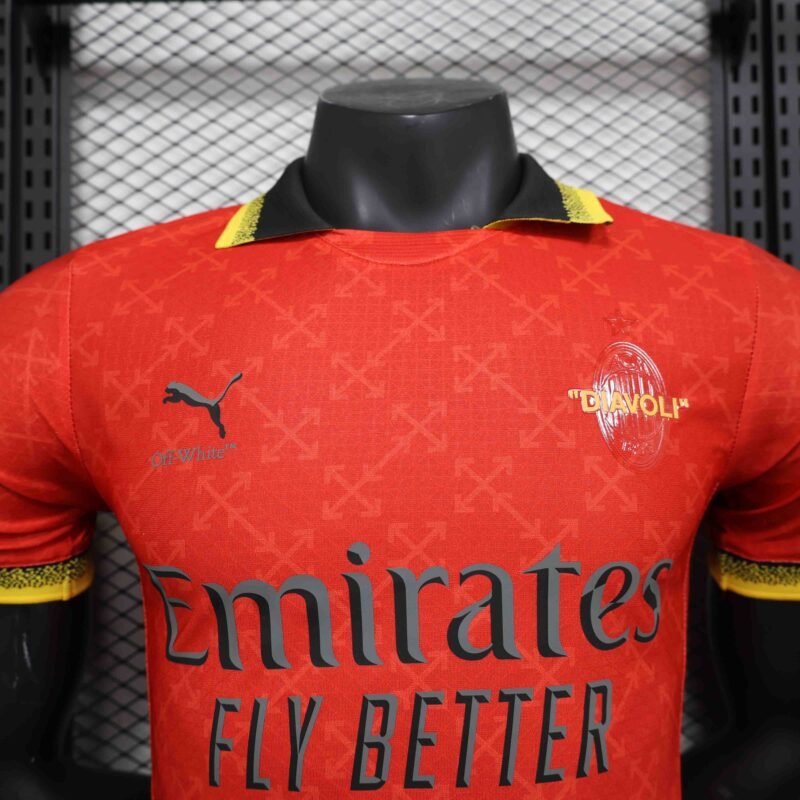 AC Milan Authentic Soccer Jersey Fourth Away Goalkeeper Shirt 2024/25