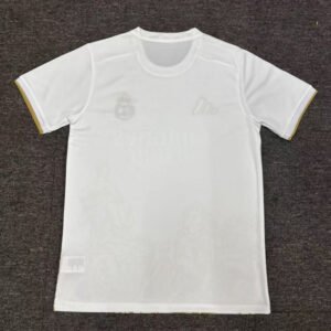 Real Madrid Soccer Jersey White & Golden Special Edition Custom Shirt 2025/26