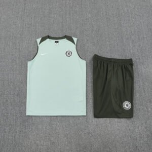 Chelsea Sleeveless Training Kit Green 2025/26