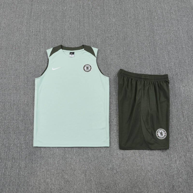 Chelsea Sleeveless Training Kit Green 2025/26