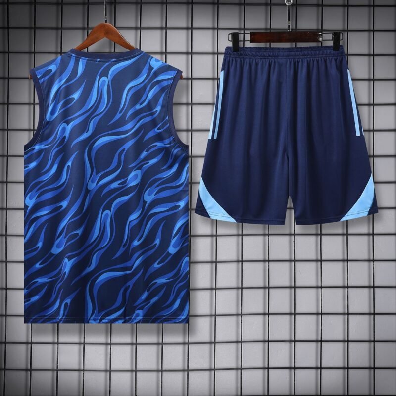 Real Madrid Sleeveless Training Kit Blue 2025/26
