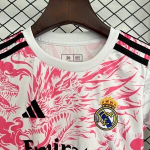 Real Madrid Soccer Jersey Dragon Special Edition Kids Kit Jersey+Shorts 2025/26