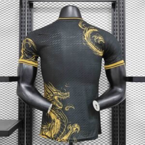 Real Madrid Authentic Soccer Jersey Golden Dragon Special Edition Shirt 2024/25