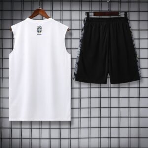 Brazil Sleeveless Training Kit White 2025