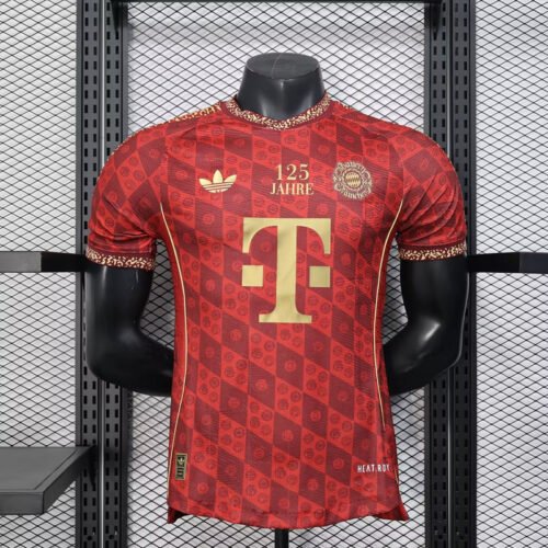 Authentic Bayern Munich Soccer Jersey Shirt 2025/26 125th Anniversary