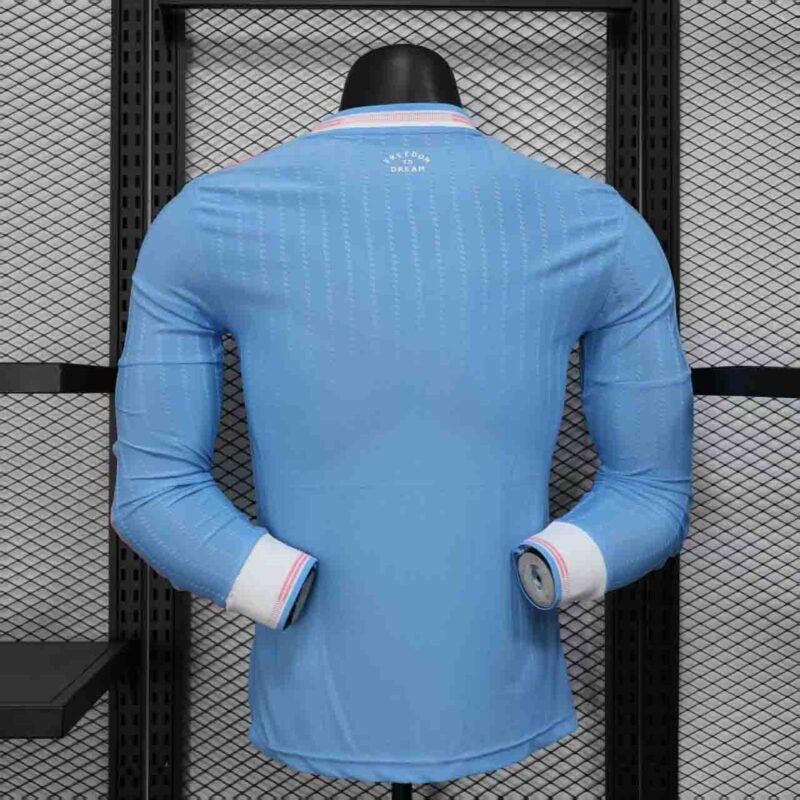 Inter Miami Authentic Soccer Jersey Third Away Long Sleeve Custom Shirt 2025