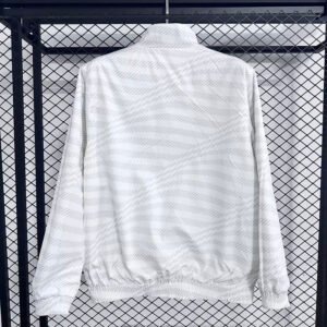 Real Madrid Reversible Double-Sides Windbreaker Jacket White&Gray 2025-26