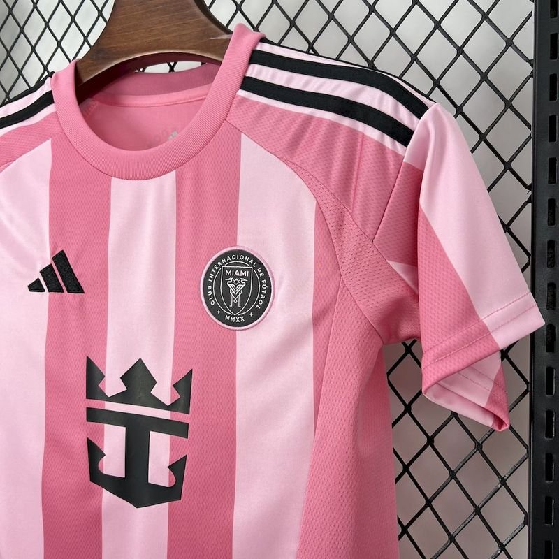 Inter Miami Soccer Jersey Home Kids Kit Jersey+Shorts 2025