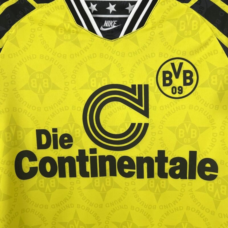 Borussia Dortmund Retro Jersey Home Soccer Shirt 1994/95