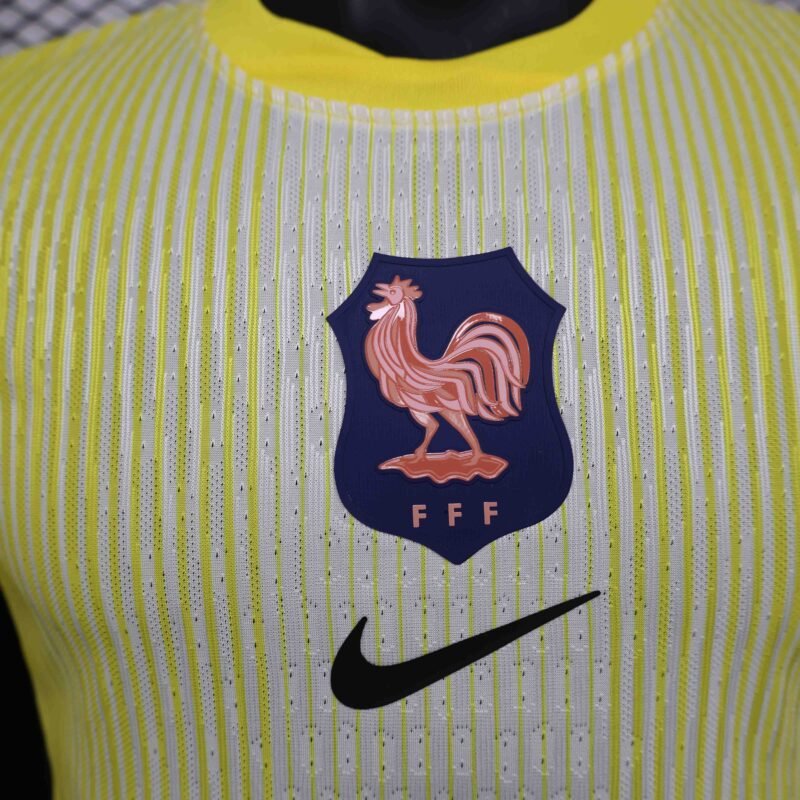 France Authentic Soccer Jersey Yellow Special Edition Shirt 2025