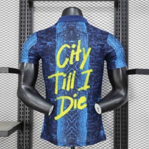 Manchester City Authentic City Till I Die Special Edition Football Jersey Shirt 2025/26