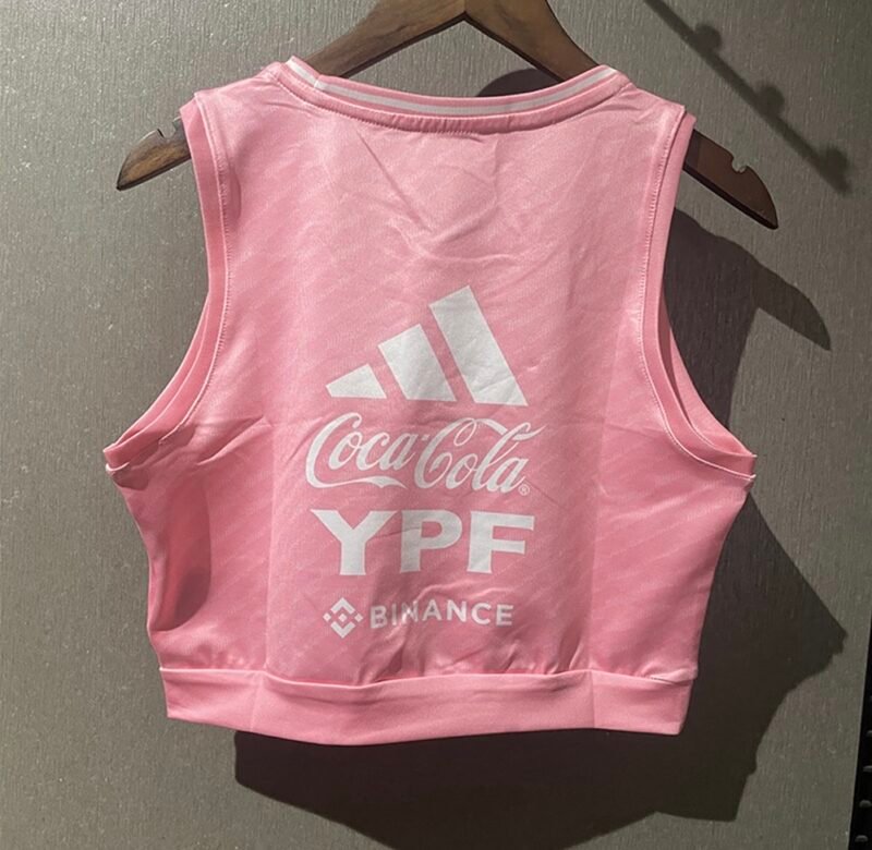 Argentina Soccer Jersey Pink Women's Vest 2025