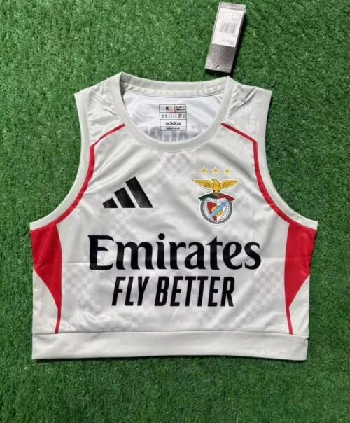 Benfica Soccer Jersey Away Women's Vest 2025/26