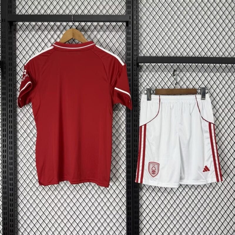 Nottingham Forest Football Jersey Home Kids Kit Jersey+Shorts 2025/26