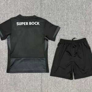 Sporting CP Soccer Jersey Away Kids Kit Jersey+Shorts 2025/26