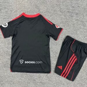 Sevilla FC Soccer Jersey Third Away Kids Kit Jersey+Shorts 2025/26