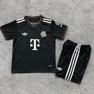 Bayern Munich Third Away Champions League Kids Kit Jerseys+Shorts 2025/26