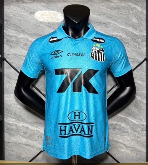 Santos FC Authentic Soccer Jersey Third Away Shirt 2025 - All Sponsors