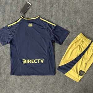 Boca Juniors Soccer Jersey Third Away Kids Kit Jersey+Shorts 2025/26