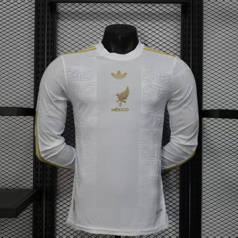 Mexico Authentic White Special Long Sleeve Soccer Jersey 2025