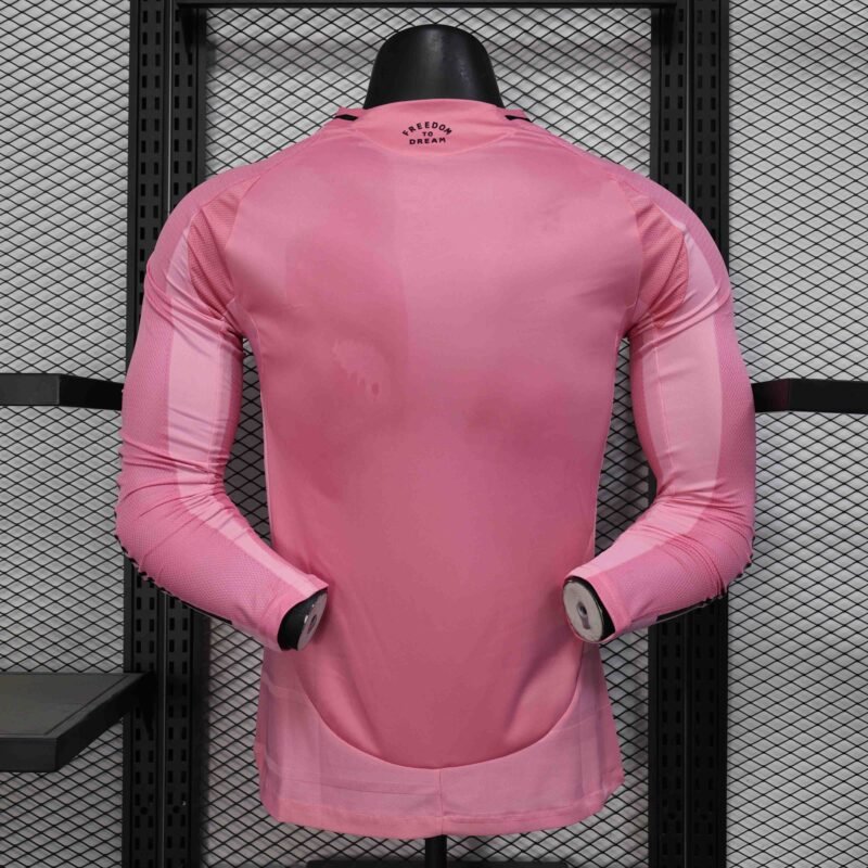 Inter Miami Authentic Soccer Jersey Home Long Sleeve Shirt 2025