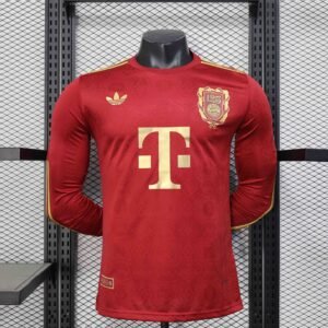 Authentic Bayern Munich Soccer Jersey Shirt Long Sleeve 2025/26 125th Anniversary