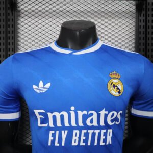 Real Madrid Authentic Soccer Jersey Third Away Shirt 2025/26
