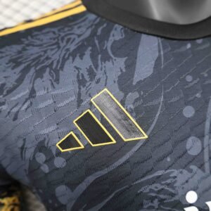 Real Madrid Authentic Soccer Jersey Golden Dragon Special Edition Shirt 2024/25