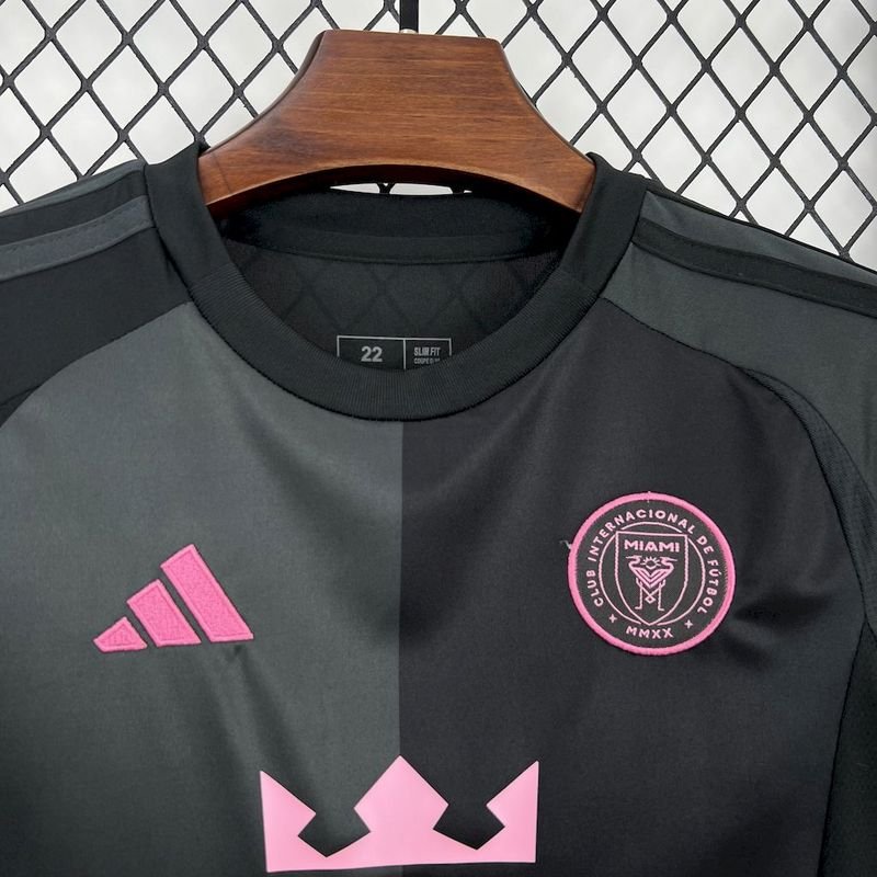 Inter Miami Soccer Jersey Away Kids Kit Jersey+Shorts 2025