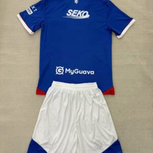 Rangers FC Soccer Jersey Home Kids Kit Jersey+Shorts 2025/26